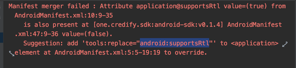 android error
